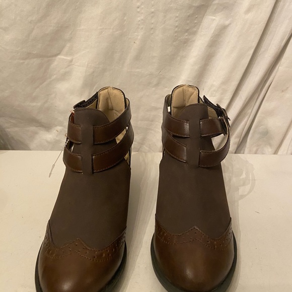 Jambu brown leather ankle boots NWT - Picture 2 of 8